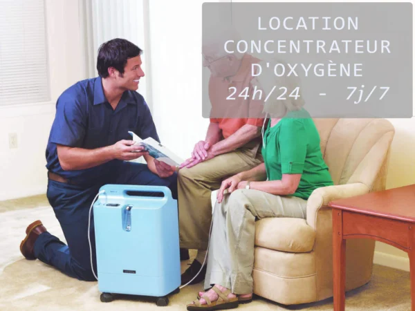 CONCENTRATEURS D’OXYGENE AVEC NEBULISEUR 5L/MIN